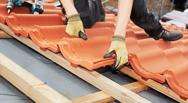 roofer at work
