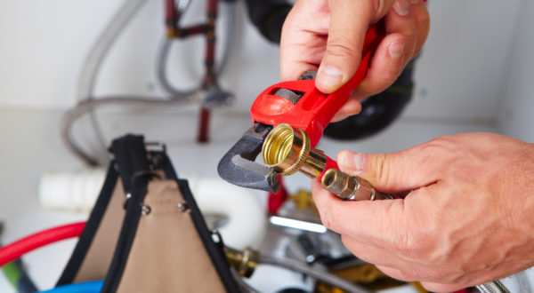 Plumber On The Kitchen.